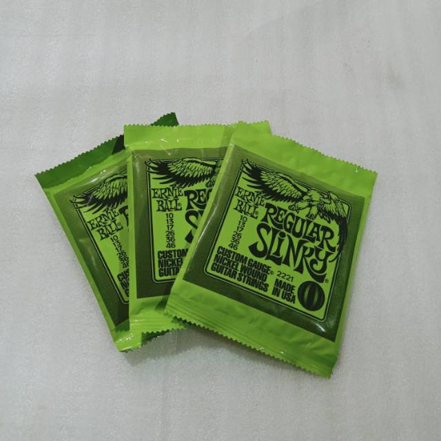 Ernie Ball Electric 010 สายกีต้าร์สลิงค์ปกติ / สายกีตาร์ไฟฟ้า Ernie Ball