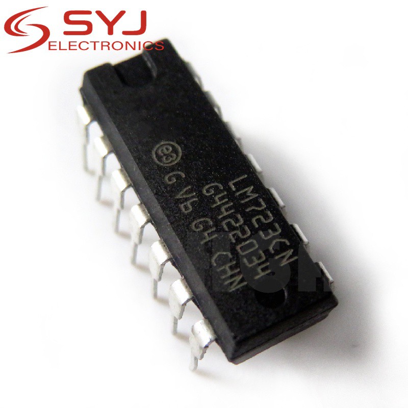 10 ชิ้น/ล็อต LM723CN LM723 DIP Adj. เครื่องปรับแรงดันไฟฟ้า IC 2-37V 150mA ใหม่ใน