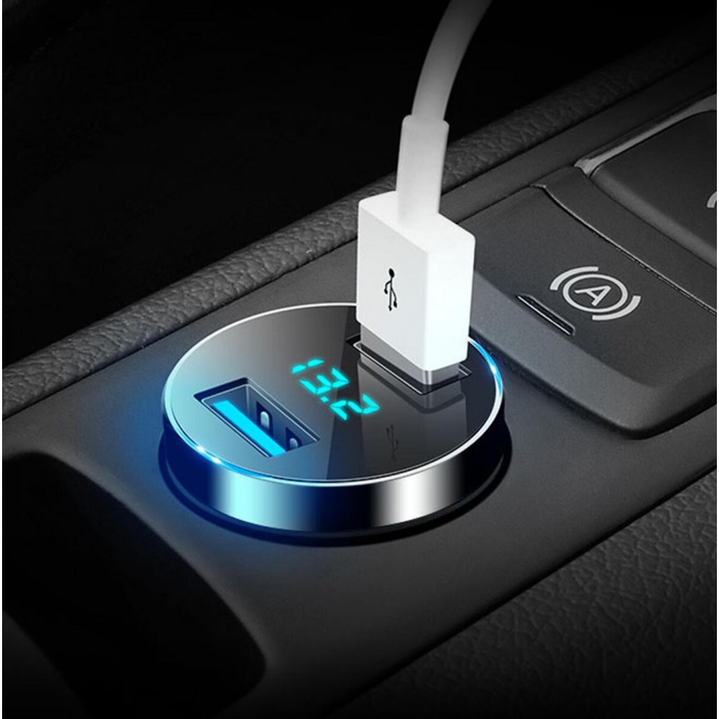 Tesla อุปกรณ์เสริมMobile hone Quick Charge 3.0 USB Charger For Renault koleos Twingo Scenic Megane F