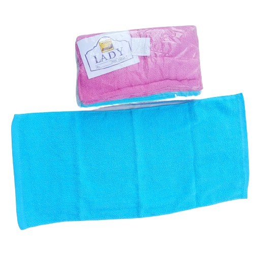 ผ้าขนหนู คละสี ขนาด15x30 (12 ผืน)