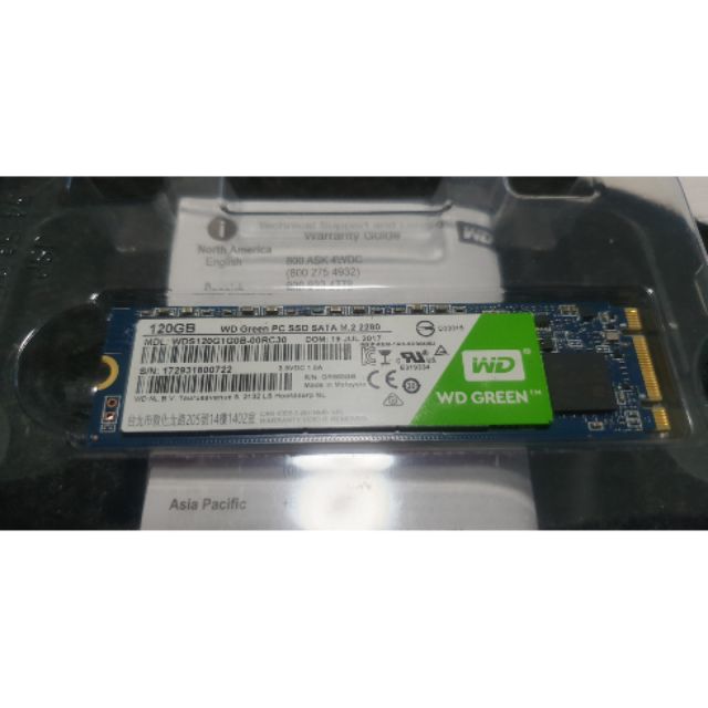 SSD M.2 WD 120GB (มือสอง)