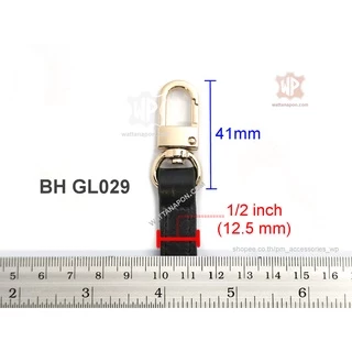 BH GL029 สายกระเป๋าหนังวัวแท้ กว้างครึ่งนิ้ว(12.5 มม.) ยาว 60 ซม.และ 48ซม. Genuine Leather Strap Handle 48cm, 60cm.