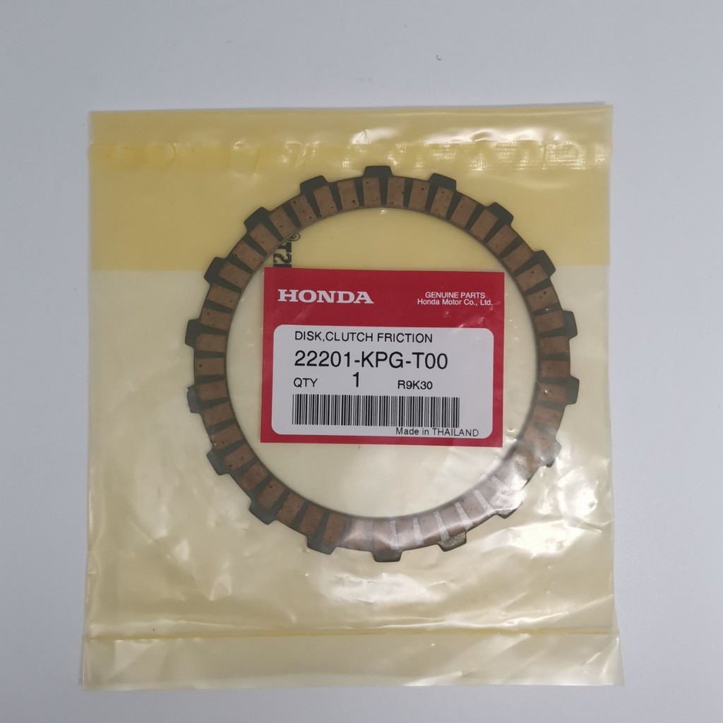 แผ่นคลัช แผ่นคลัทช์ MSX 125 MSX 125SF แท้ HONDA PLATE FRICTION  UK