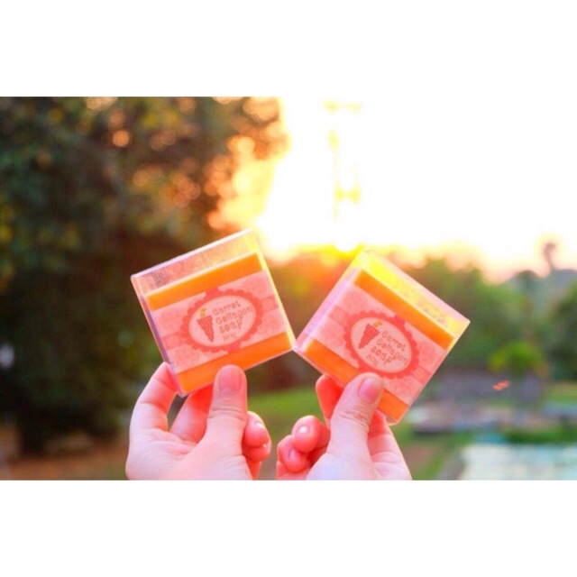 ของแท้ ขายเจ้าแรก 🥕✨ (30ก้อน) สบู่แครอทคอลลาเจนหน้าใส สบู่แครอทนาโน สบู่แครอท สบู่หน้าใส ลดสิว คุมมัน พร้อมกล่อง 80กรัม
