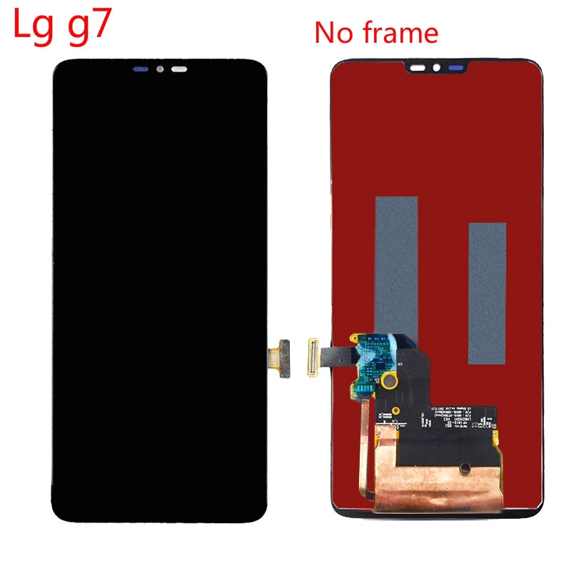 สําหรับ LG G7 G710 G710EM G710PM จอแสดงผล LCD Touch Screen Digitizer Assembly เปลี่ยน/พร้อมกรอบ
