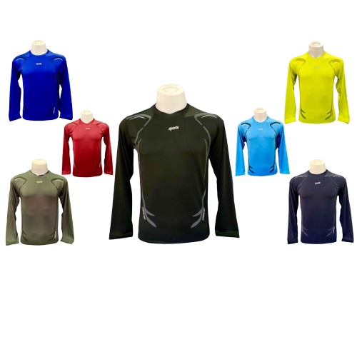 เสื้อบอดี้ฟิตแขนยาว(Long Sleeve Body Fit) เสื้อรัดรูป ขนาดฟรีไซส์ รอบอก36-42นิ้ว