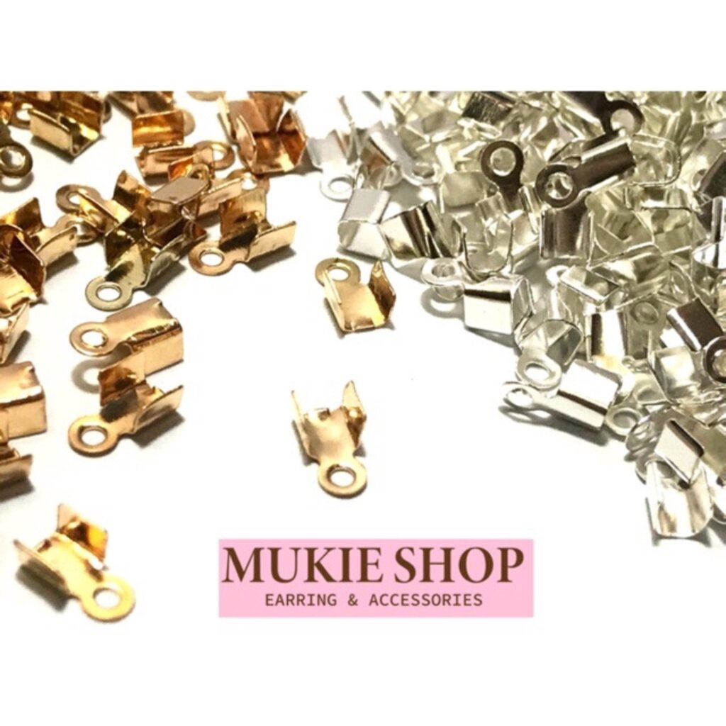 Mukie shop DIY ตัวล็อก ขนนก ล๊อกสร้อย สายหนัง ล็อค ล๊อก บานพับ เครื่องประดับ มุกี้ ช้อป