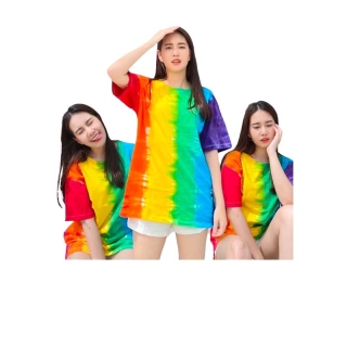 เสื้อมัดย้อม UNISEX | ผ้า Cotton100% รหัส KT999-LGBTQ