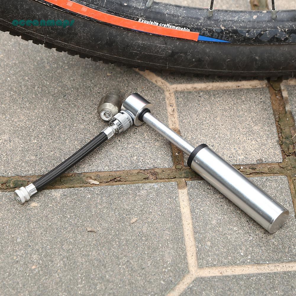 Bicycle Hand Pump Mountain Bike Cycling Air Pump Tire Ball Inflator w// Bracket
