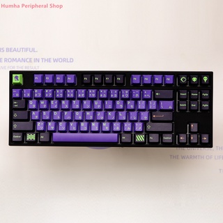 Humha Mecha-01 ปุ่มกดคีย์บอร์ด 145 คีย์ วัสดุ PBT ลายเชอร์รี่ GMK Mecha-01