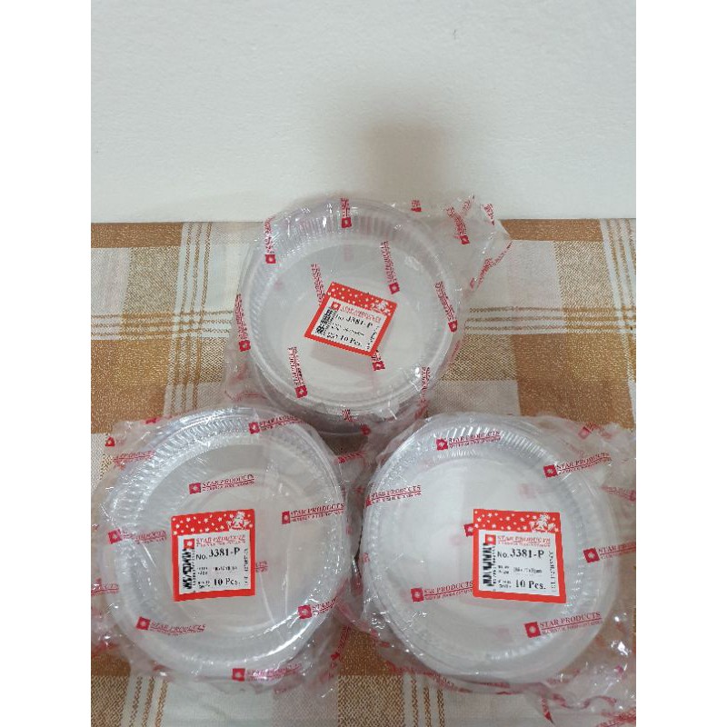 ถาดฟอยล์ star 3381P 10ชุด/1ห่อ