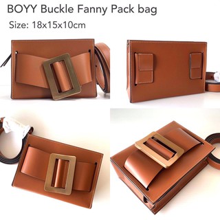 BOYY Buckle Fanny Pack Bag ของแท้ 100% [ส่งฟรี]