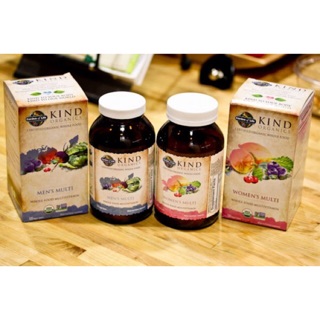 🇺🇸Garden of Life MyKind Organics, Mens Multi, Womens Multi, Whole Food Multivitamin, 120 Vegan Tablets