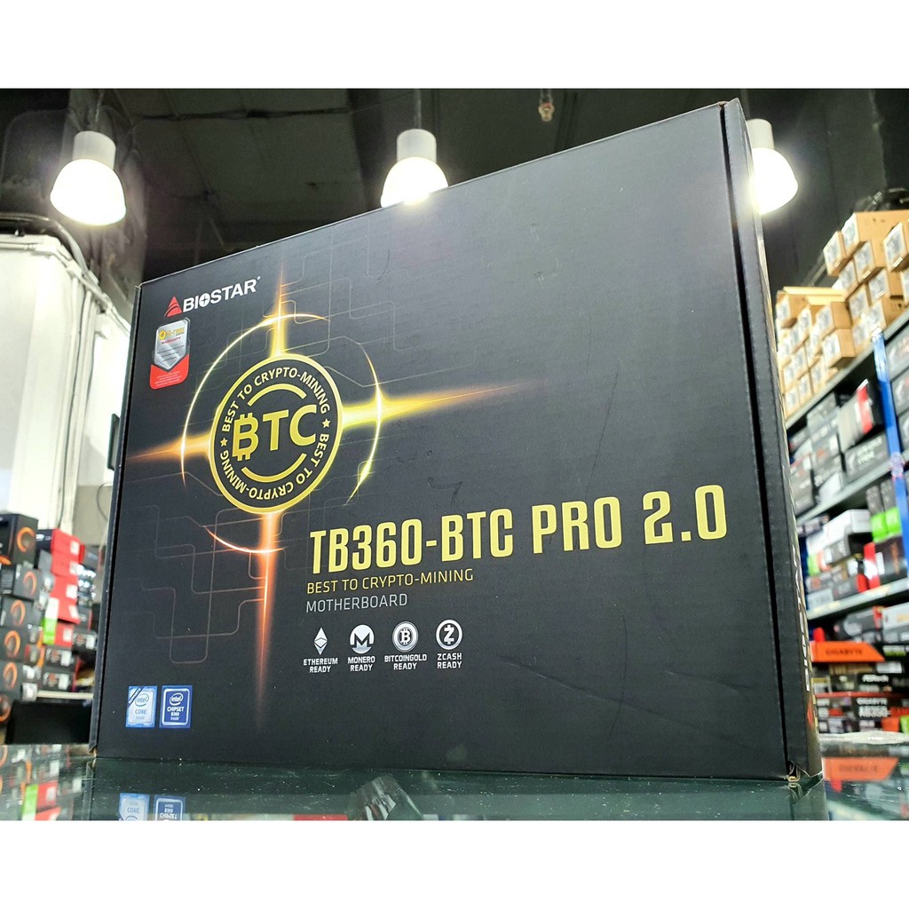 (ใหม้แท้มีประกัน)MAINBOARD (เมนบอร์ด) 1151 BIOSTAR TB360-BTC PRO