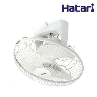 ฮาตาริพัดลมติดเพดาน 16นิ้ว HATARI HT-C16M8(N) สีขาว ส่ายรอบตัว พร้อมสวิทช์