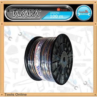 TAKARA สายลม 100 เมตร PVC ขนาด 8 X 14 มม. สายลมPVC สายลม100เมตร สายลมยาง