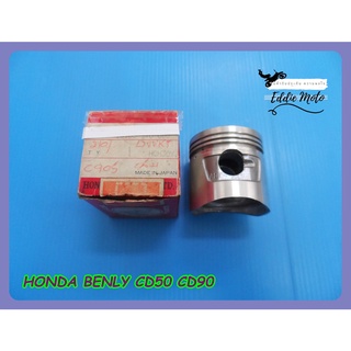 HONDA BENLY CD90 PISTON SET size 1.00 "GENUINE PARTS"  // ลูกสูบ รถมอเตอร์ไซค์ ของแท้ (ขนาด 1.00) สินค้าคุณภาพดี