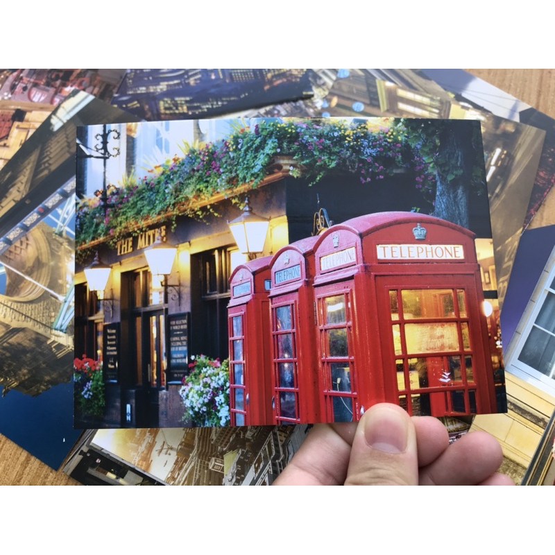 โปสการ์ดลอนดอน London ขนาด 5.5x4นิ้ว ภาพถ่ายจากสินค้าจริง รูปที่ 2