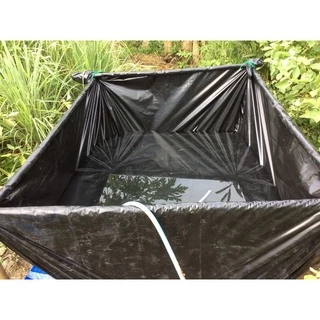 (ยกม้วน36เมตร) ผ้ายางปูบ่อ พลาสติกปูบ่อ ผ้าใบปูบ่อ คลุมดิน กว้าง 3.6 เมตร LDPE สีดำ 0.15 0.12 0.08