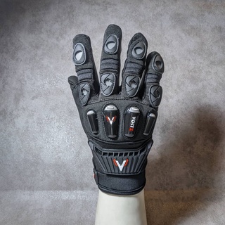 ถุงมือ แบบเต็มนิ้ว สําหรับขี่รถจักรยานยนต์ Voltz VX01