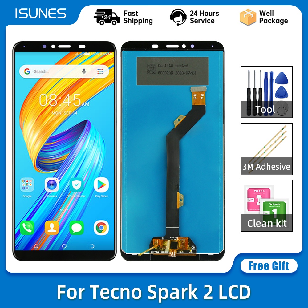 Tecno Spark 2 LCD Display Touch Screen Digitizer For Tecno Spark2 KA7