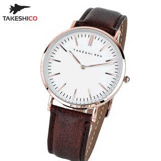 TakeshiCo Victory Japan Quartz Slim Watch TK07W นาฬิกาข้อมือ ผู้ชาย