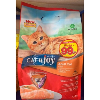 Cat n Joy อาหารแมวแคทเอ็นจอย สำหรับแมวโตทุกสายพันธุ์ ขนาด 1.2 กก.