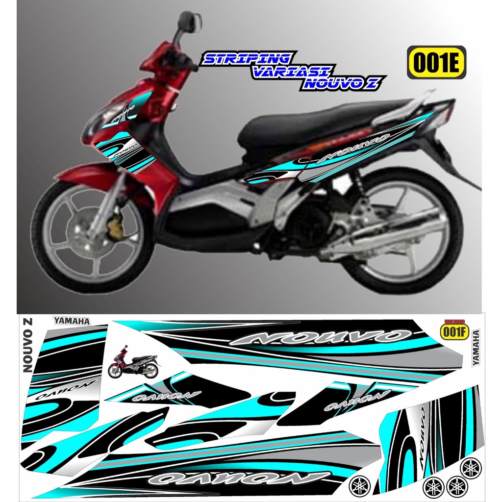 Yamaha Nuvo Z striping / รูปลอก Yamaha Nuvo Z / Yamaha Nuvo Z D1 วาริชั่น