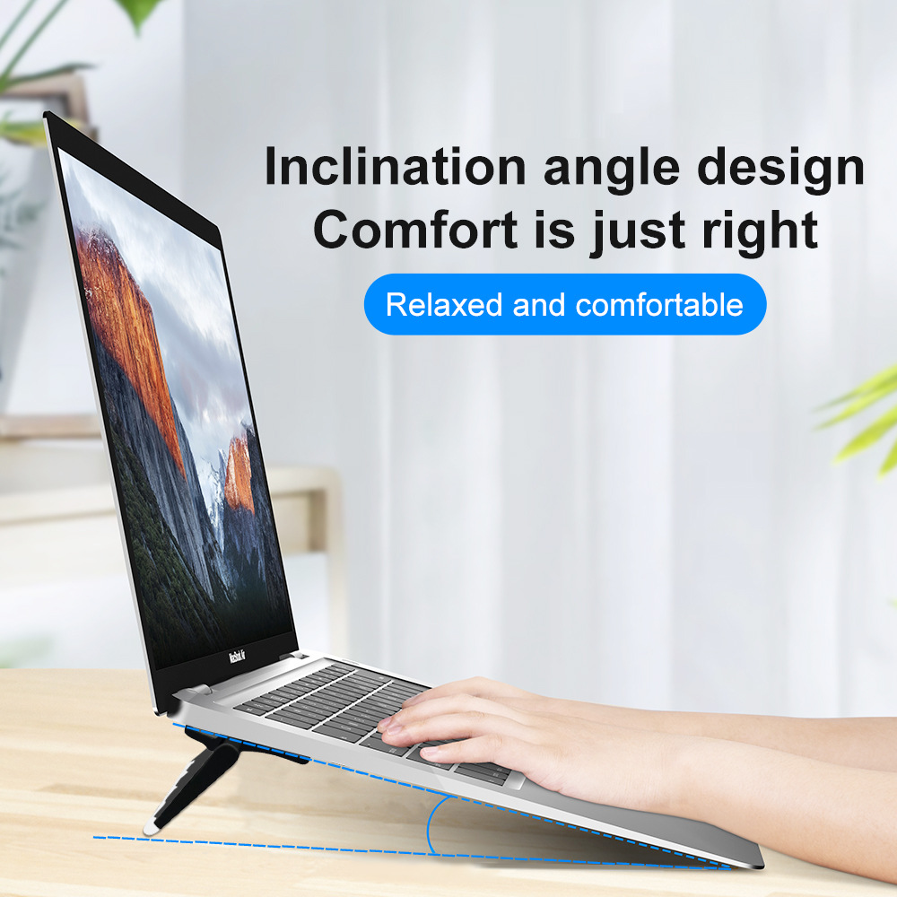 Laptop cooling rack multifunctional folding and elevated desktop ...