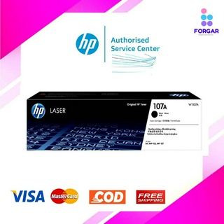 HP 107A W1107A Black ตลับหมึกโทนเนอร์ สีดำ ของแท้