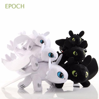 Epoch ของเล่นเด็กตุ๊กตาการ์ตูนมังกรสีขาว 20 ซม. / 27 ซม. / 35 ซม. / 50 ซม. ของขวัญสีดํา / หลากสี