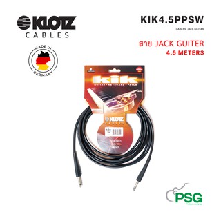 KLOTZ  CABLE  KIK4.5PPSW CABLES  JACK GUITAR 4.5 METERS Made in Germany