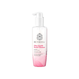 Nu Formula Ultra Gentle Facial Cleanser 220ml. เจลล้างหน้า นู ฟอร์มูล่า คลีนเซอร์ สูตรอ่อนโยน ผิวบอบบางแพ้ง่าย