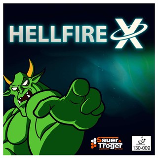 ยางปิงปองเม็ดยาวรุ่น Hellfire X