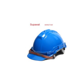 LEOPRO หมวกเซฟตี้ หมวกนิรภัย Safety Helmet มอก ปรับเลื่อย ได้ 6 ระดับ สีน้ำเงิน !!! ราคาดี !!!