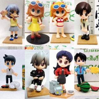 (แท้/มือ2) Bandai Evangelion Petit EVA Gurashi Ryouji Kaji,ASUKA,MISATO,KAWAORU​ อีวาน​ มิซาโตะ​ คาจิ อาสึกะ
