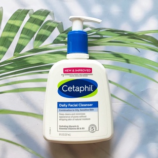 (Cetaphil®) Daily Facial Cleanser Combination to Oily, Sensitive Skin 237 mL เซตาฟิล สบู่เหลวล้างหน้าและผิวกาย