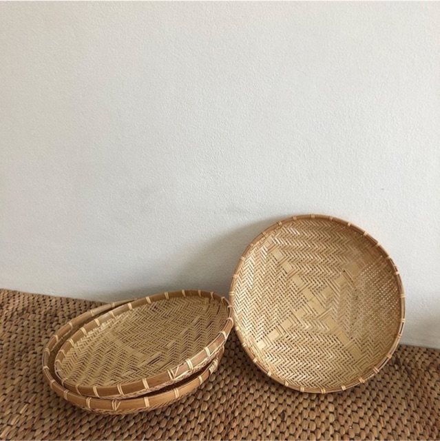 ส่งฟรี🧺(สั่งทอได้ทุกขนาด)ทอตามคิว เสื่อสานผักตบชวา - รูปที่ 7