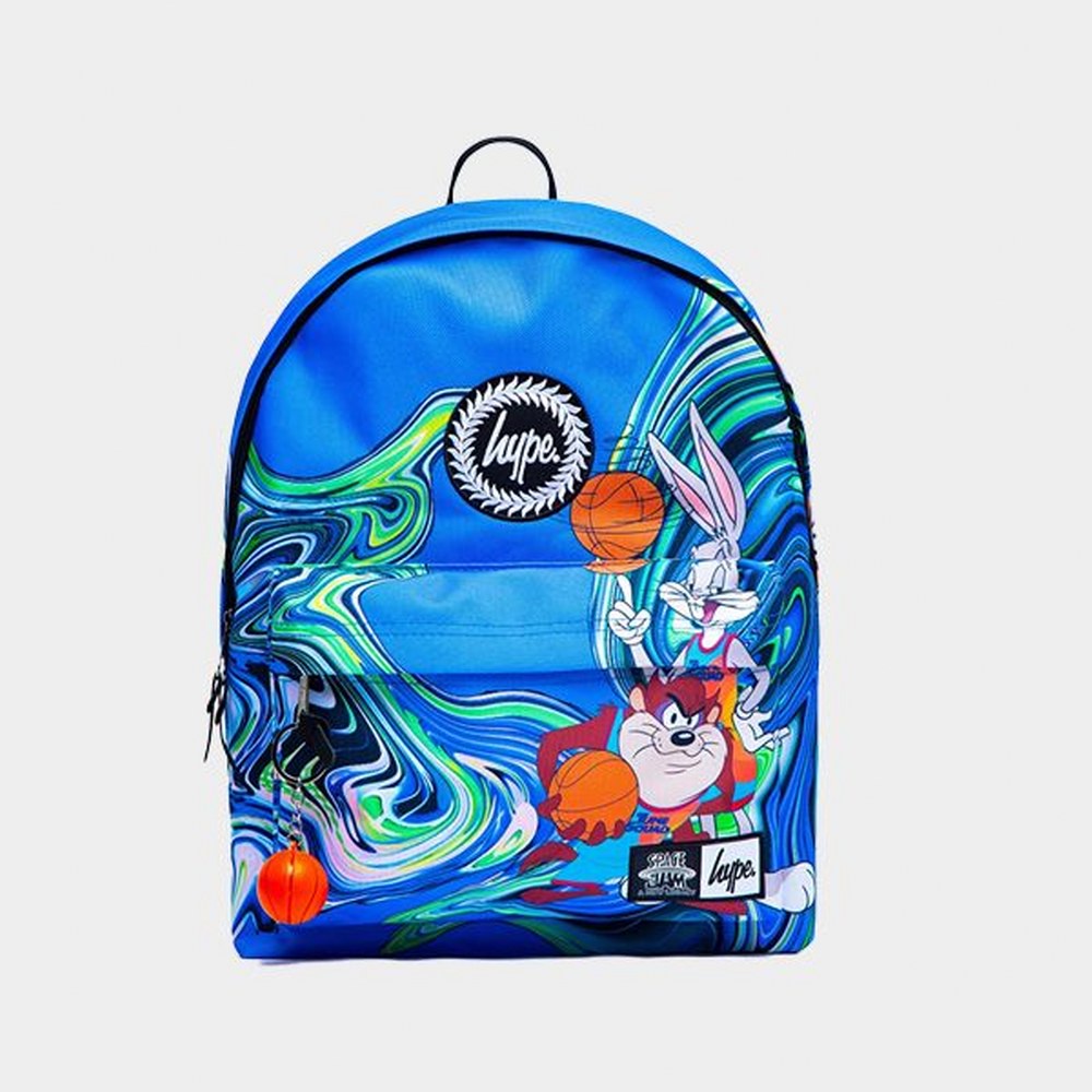 SPACE JAM X HYPE. TAZ AND BUGS BUNNY MARBLE BACKPACK
