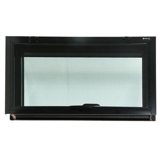 Aluminum window WINDOW ONE STOP 80X50CM BLACK Sash window Door window หน้าต่างอลูมิเนียม หน้าต่างAluminum กระทุ้ง มุ้ง O