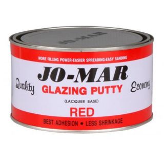 JO-MAR สีโป้ว โจมาร์ สีโป้วเหล็ก โป้วรถ ขนาด 1 kg สีแดง