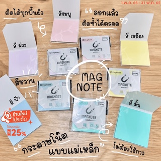 กระดาษโพสอิท Magnote pastel โพสต์อิทแบบใหม่ไม่ใช้กาว ใช้ไฟฟ้าสถิตย์ติดได้ทุกที