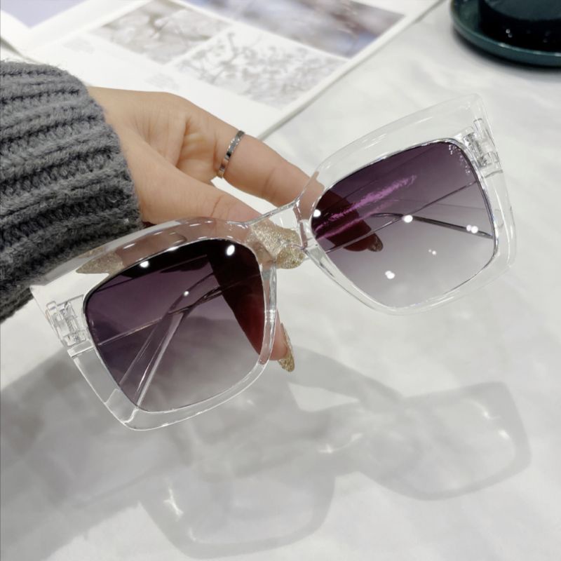 SALE!!!  แว่นตาแฟชั่น แคทอายทรงใหญ่ โอเวอร์ไซส์ แว่นตากันแดด [[มีสินค้าพร้อมส่ง🇹🇭ในไทย]] - รูปที่ 2