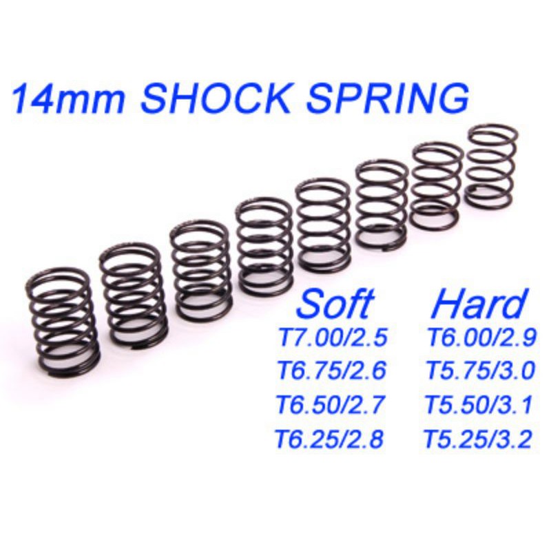 Spec-R ชุดสปริงช็อตน้ํามันสําหรับรถทัวร์ริ่ง 1/10 (2.9 ~ 3.2)