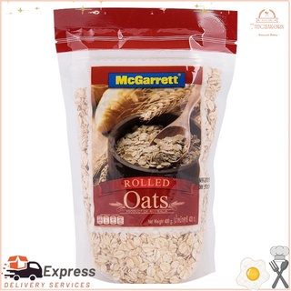 McGarrett แม็กกาแรต แผ่นข้าวโอ๊ตอบ ขนาด 1กิโลกรัม 1kg Rolled Oats แม็กกาเรต