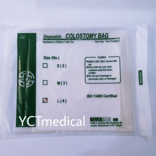 Colostomy Bag ถุงอุจจาระ NO.4 [ เบอร์ L]( COLOSBAG)