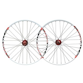 OPTIMA ชุดล้อ MTB 26 NOTUBES ZTR ARCH EX 32H WHT 26"+ RED DA01