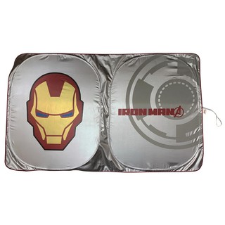 ลิขสิทธิ์แท้ ไอรอนแมน ที่บังแดดกระจกหน้ารถยนต์ 1 ชิ้น Iron Man Front Window Sunshade