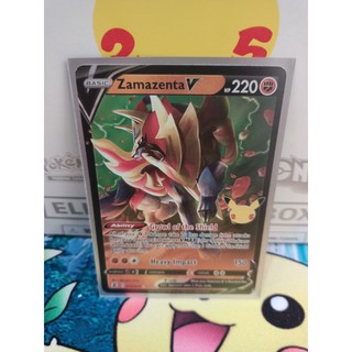 Pokemon Card "Zamazenta V 018/025" ENG Celebrations