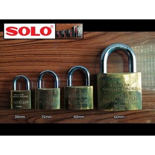 กุญแจ กุญแจโซโล กุญแจคอสั้น มีหลายขนาด ยี่ห้อ โซโล SOLO (รุ่นNo.84) ใช้สำหรับงานล็อคประตู หน้าต่าง (แท้ 100%) by JHW